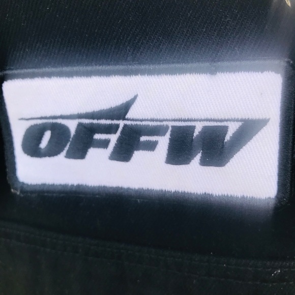 Main Label Offw Black Denim Jacket - Picture 2 of 8